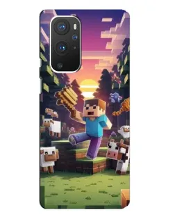 Чехол для OnePlus 9 Pro с картинкой «Стив на ферме» Чехол для OnePlus 9 Pro с картинкой «Стив на ферме»