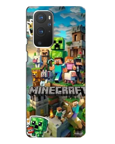 Чехол для OnePlus 9 Pro с картинкой «Замок Minecraft»