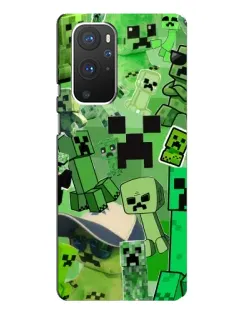 Чехол для OnePlus 9 Pro с картинкой «Криперы Minecraft» Чехол для OnePlus 9 Pro с картинкой «Криперы Minecraft»