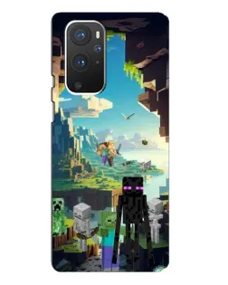 Чехол для OnePlus 9 Pro с картинкой «Эндермен в лесу»