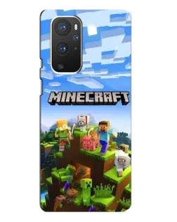 Чехол для OnePlus 9 Pro с картинкой «Minecraft классический мир»