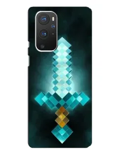 Чехол для OnePlus 9 Pro с картинкой «Алмазный меч неон»