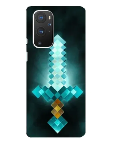 Чехол для OnePlus 9 Pro с картинкой «Алмазный меч неон»