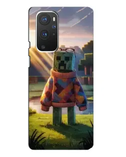Чехол для OnePlus 9 Pro с картинкой «Крипер в свитере»