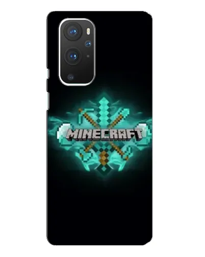 Чехол для OnePlus 9 Pro с картинкой «Minecraft Diamond лого»