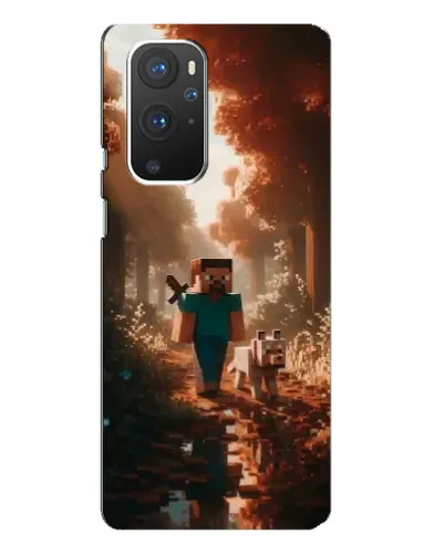 Чехол для OnePlus 9 Pro с картинкой «Стив в лесу»