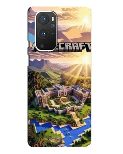 Чехол для OnePlus 9 Pro с картинкой «Minecraft панорама»