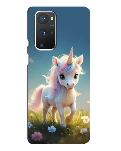 Чохол для OnePlus 9 Pro з картинкою «Єдиноріг на галявині»