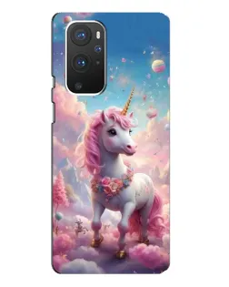Чохол для OnePlus 9 Pro з картинкою «Єдиноріг серед хмар»