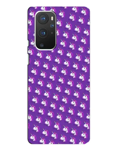 Чохол для OnePlus 9 Pro з картинкою «Єдинороги на фіолетовому»