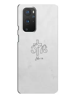 Чехол для OnePlus 9 Pro с картинкой «Иоанна 3:16 Крест» Чехол для OnePlus 9 Pro с картинкой «Иоанна 3:16 Крест»