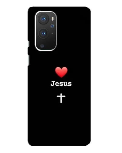 Чехол для OnePlus 9 Pro с картинкой «Сердце - Jesus»