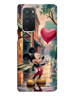 Чохол для OnePlus 9 Pro з картинкою «Міккі та кулька-серце» Чохол для OnePlus 9 Pro з картинкою «Міккі та кулька-серце»