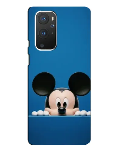 Чехол для OnePlus 9 Pro с картинкой «Микки выглядывает»