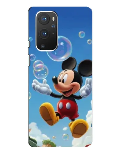 Чехол для OnePlus 9 Pro с картинкой «Mickey и мыльные пузыри»