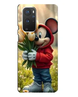 Чохол для OnePlus 9 Pro з картинкою «Міккі з тюльпанами» Чохол для OnePlus 9 Pro з картинкою «Міккі з тюльпанами»