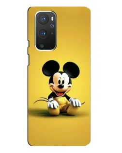 Чехол для OnePlus 9 Pro с картинкой «Микки на желтом»