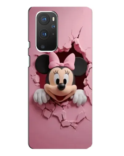 Чехол для OnePlus 9 Pro с картинкой «Минни сквозь стену»