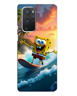 Чохол для OnePlus 9 Pro з картинкою «Губка Боб серфінгіст»