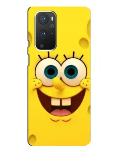Чохол для OnePlus 9 Pro з картинкою «Губка Боб посмішка»