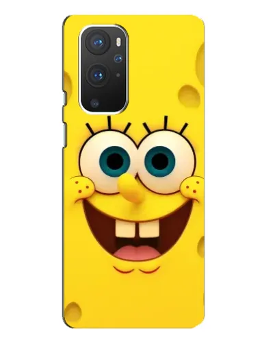 Чохол для OnePlus 9 Pro з картинкою «Губка Боб посмішка»
