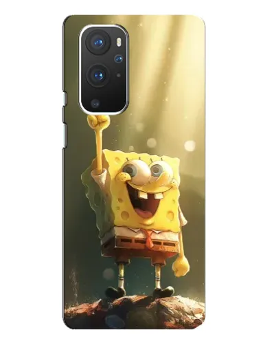 Чохол для OnePlus 9 Pro з картинкою «Сяючий Спанч Боб»