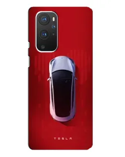 Чехол для OnePlus 9 Pro с картинкой «Tesla Top View»