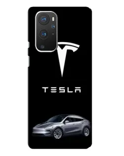 Чехол для OnePlus 9 Pro с картинкой «Tesla Model Y»