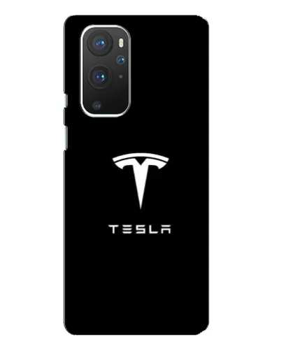 Чехол для OnePlus 9 Pro с картинкой «Tesla White Logo»