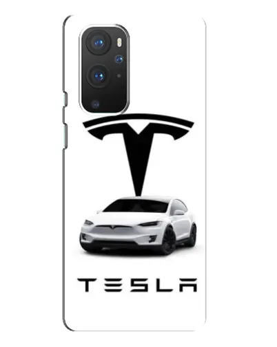 Чехол для OnePlus 9 Pro с картинкой «Tesla White Style»