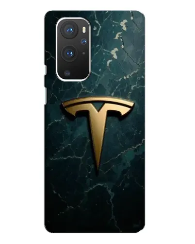 Чехол для OnePlus 9 Pro с картинкой «Мраморная Tesla Gold»