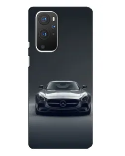 Чехол для OnePlus 9 Pro с картинкой «Mercedes на черном»