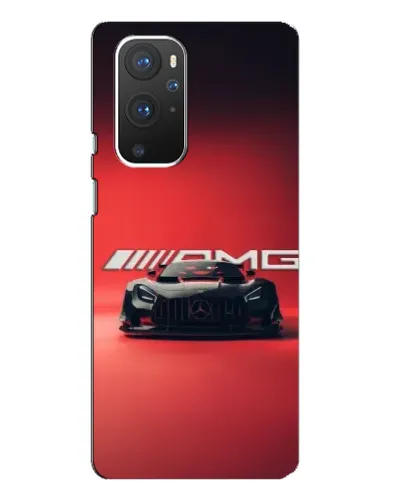 Чехол для OnePlus 9 Pro с картинкой «Mercedes AMG — красная линия»