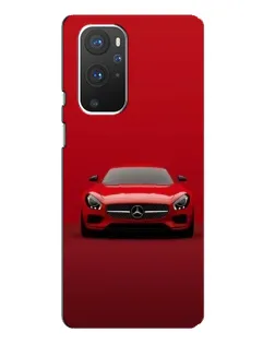 Чехол для OnePlus 9 Pro с картинкой «Красный Mercedes AMG»