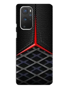 Чехол для OnePlus 9 Pro с картинкой «Mercedes Carbon Grid»