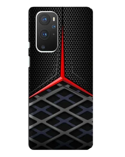 Чехол для OnePlus 9 Pro с картинкой «Mercedes Carbon Grid»