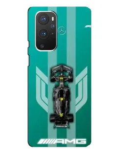 Чехол для OnePlus 9 Pro с картинкой «Mercedes AMG Petronas»