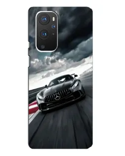 Чехол для OnePlus 9 Pro с картинкой «Гоночный Mercedes AMG»