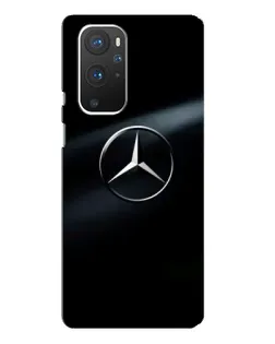 Чехол для OnePlus 9 Pro с картинкой «Mercedes на металле»