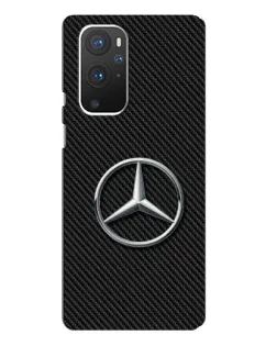Чехол для OnePlus 9 Pro с картинкой «Карбоновый Mercedes стиль»