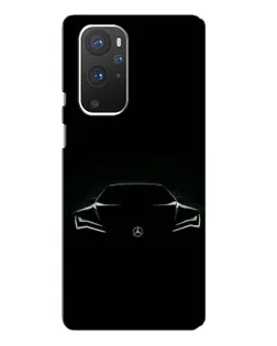 Чехол для OnePlus 9 Pro с картинкой «Mercedes — силуэт авто»
