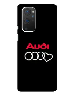 Чехол для OnePlus 9 Pro с картинкой «Логотип Audi Heart»
