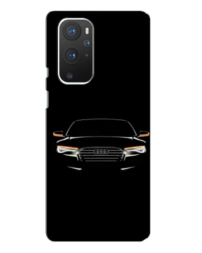 Чехол для OnePlus 9 Pro с картинкой «Audi — ночной контур»