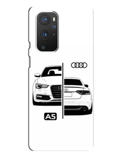 Чехол для OnePlus 9 Pro с картинкой «Audi — контрастный дизайн»