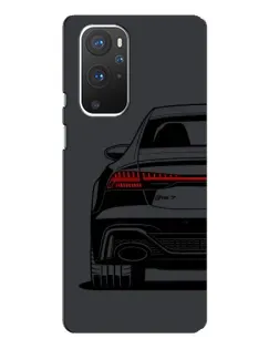 Чехол для OnePlus 9 Pro с картинкой «Задняя часть Audi — арт»