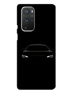 Чехол для OnePlus 9 Pro с картинкой «Взгляд Audi в темноте»