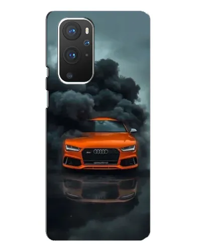 Чехол для OnePlus 9 Pro с картинкой «Audi в облаках дыма»