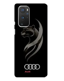 Чехол для OnePlus 9 Pro с картинкой «Графика — пантера и Audi»