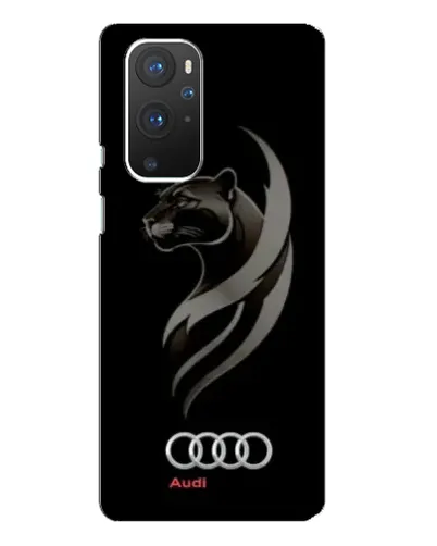 Чехол для OnePlus 9 Pro с картинкой «Графика — пантера и Audi»