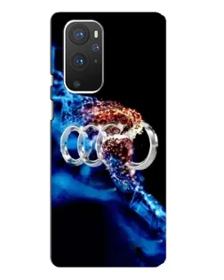 Чехол для OnePlus 9 Pro с картинкой «Энергия лого Audi»